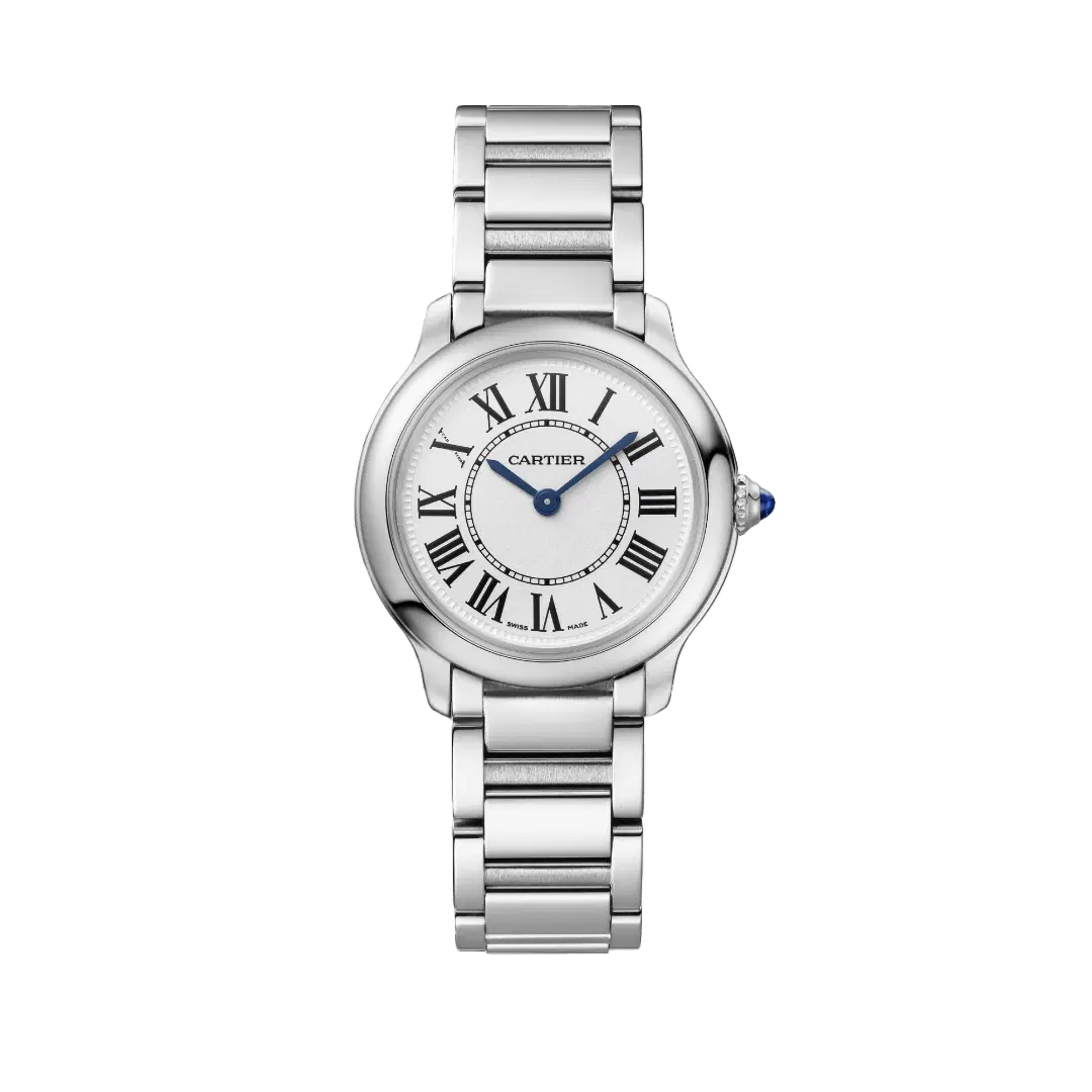 Ronde Must de Cartier Steel Watch, small model